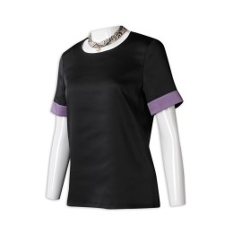 HL020 design color contrast cuff uniform supply hotel front desk staff uniform hk center hotel uniform HL020 design color contrast cuff uniform supply hotel front desk staff uniform hk center hotel uniform